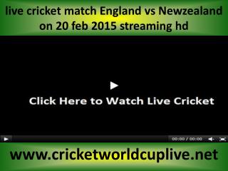 watch Newzealand vs England cricket online