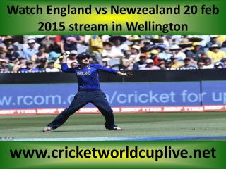 online cricket Newzealand vs England