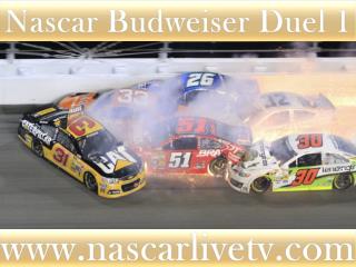 Nascar Budweiser Duel 1 Race Live Streaming