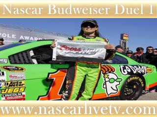 Live Nascar Budweiser Duel 1 Race