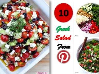 10 Simply Delicious Greek Salad Collection from Pinterest
