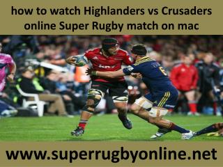 watch ((( Highlanders vs Crusaders ))) online Rugby match