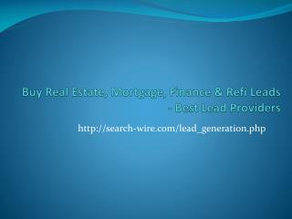 Real Estate Leads