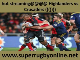 Rugby Crusaders vs Highlanders