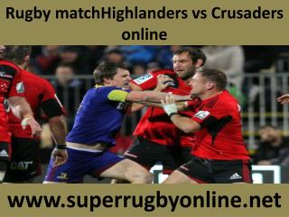 FULL HD MATCH ((( Crusaders vs Highlanders )))