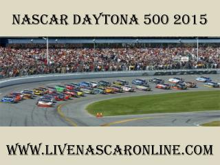 watch live Nascar Daytona 500 2015 live streaming