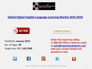 Global Digital English Language Learning Market 2015-2019