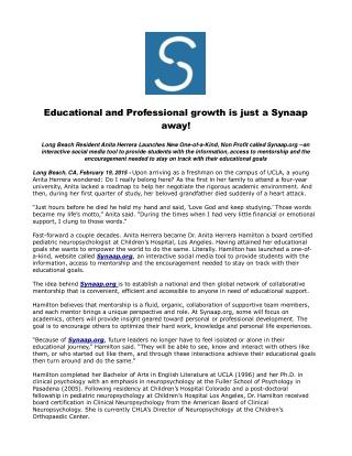 Educational and Professional growth is just a Synaap away!