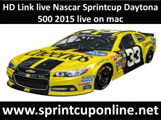 HD Link live Nascar Sprintcup Daytona 500 2015 live on mac