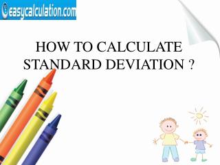 How to Calculate Standard Deviation ?