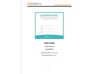 SugarCRM Customer Survey Plugin - User Guide