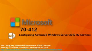 70-412 - Configuring Advanced Windows Server 2012 R2 Service