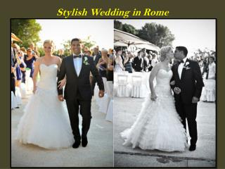 Stylish Wedding in Rome