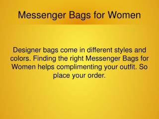 Messenger Bags for Women