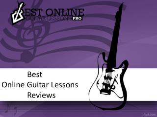 Best Online Guitar Lessons Reviews