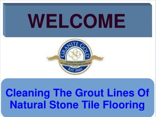 Cleaning The Grout Lines Of Natural Stone Tile Flooring