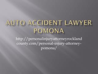 AUTO ACCIDENT LAWYER Pomona