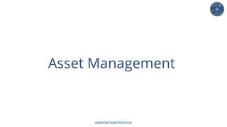 Plan for asset management to secure your future