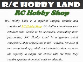Excellent Store of Hobby Tools in Australia