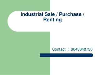 Urgent sale - 416 sq meter factory in sector 2 noida