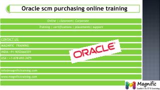 oracle scm online training