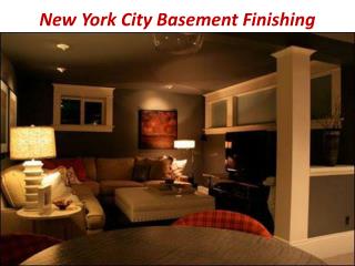 New York City Basement Finishing