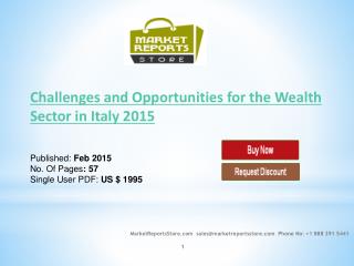 Wealth Sector in Italy 2015: Market Research Report