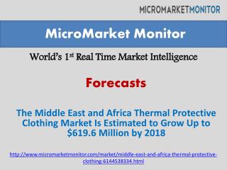 Middle East and Africa Thermal Protective Clothing Market