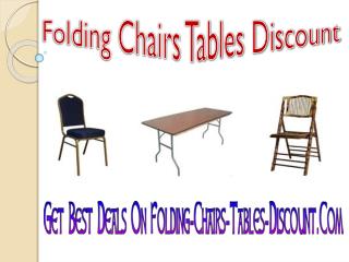 Get Best Deals On Folding-Chairs-Tables-Discount.Com