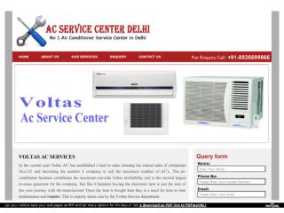 Voltas AC repair and Installation