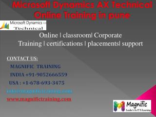 Microsoft Dynamics Ax Technical Online Training in Pune