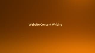 Website Content Writing