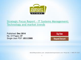 IT Systems Management: Technology and market trends