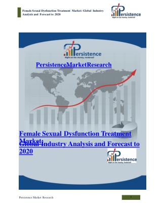 Female Sexual Dysfunction Treatment Market