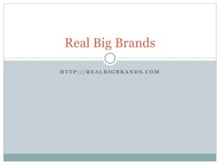 Real Big Brands
