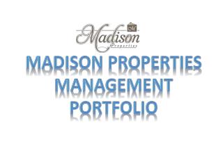 Madison Properties for Real-Estate Management