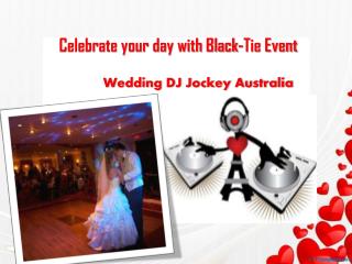 Wedding DJ Jockey Australia
