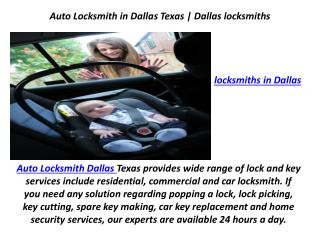 Auto Locksmith in Dallas Texas | Dallas locksmiths