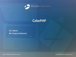CakePHP Brochure - Biztech Consultancy