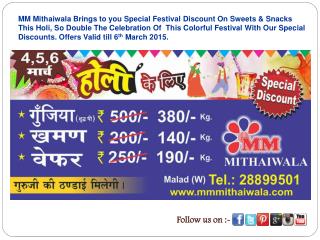 Holi Special Sweets with Best Discount – MM Mithaiwala