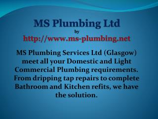 Plumber Glasgow