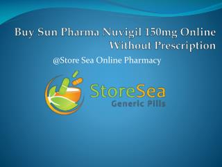 Buy Sun Pharma Nuvigil 150mg Online