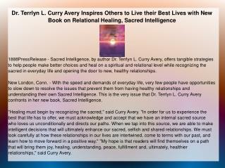 Dr. Terrlyn L. Curry Avery Inspires Others to Live