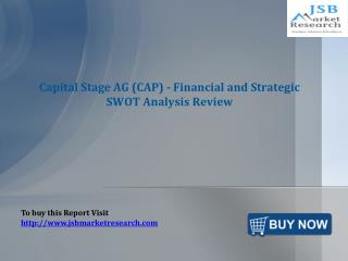 JSB Market Research: Capital Stage AG (CAP) - Financial and
