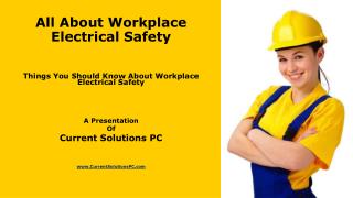 All About Workplace Electrical Safety