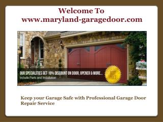 Professional Garage Door Repair Service