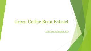 Green Coffee Beans Extract