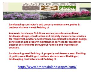 Landscaping contractor’s and property maintenance, patios &