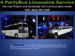 Party Bus Tailgating