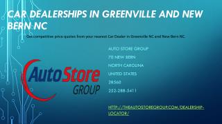 Car Dealerships In Greenville and New Bern NC